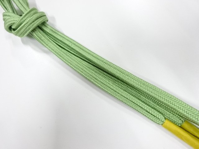JAPANESE KIMONO / UNUSED HAND-TIED OBIJIME